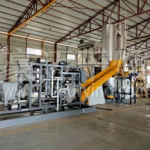 Flash dryer for lithium iron phosphate