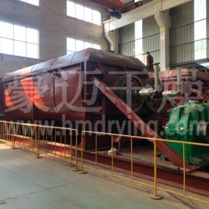 Hollow paddle dryer for municipal sludge